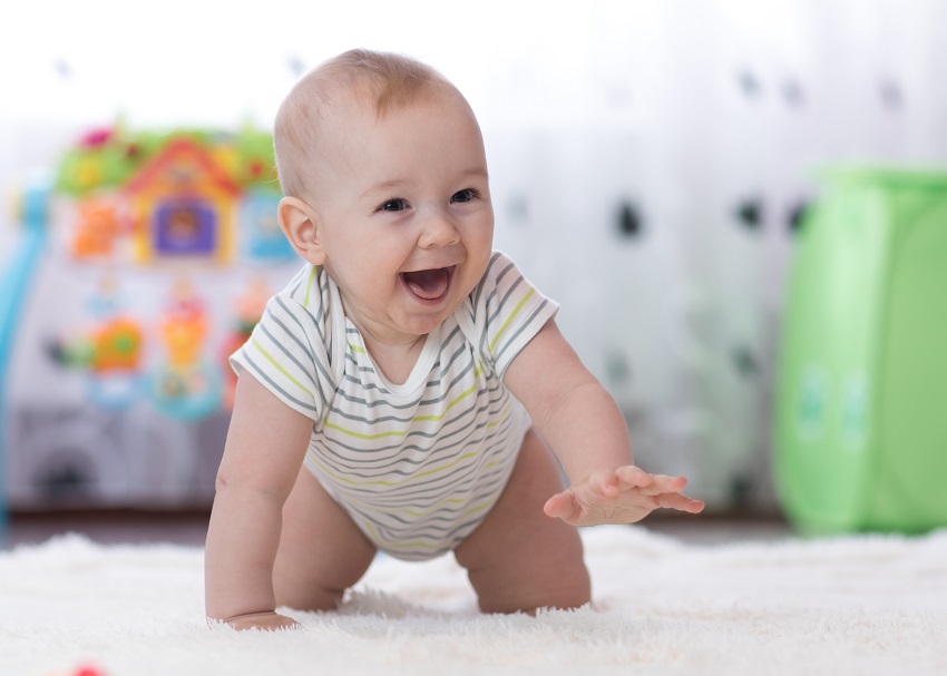 Baby Crawling Stages