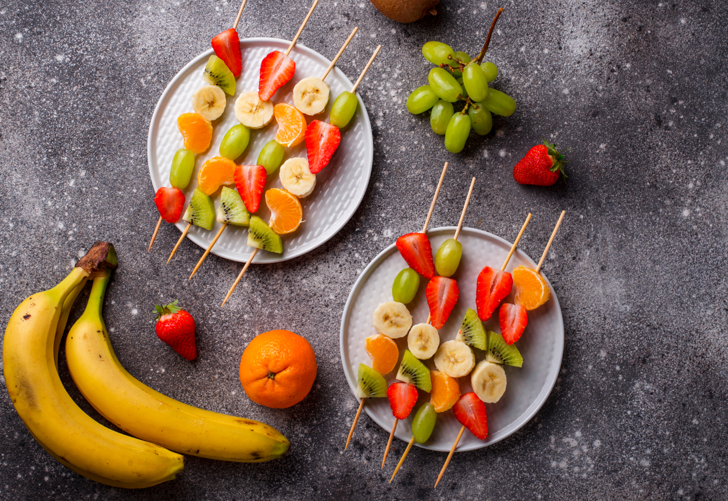 fruit kebabs dessert