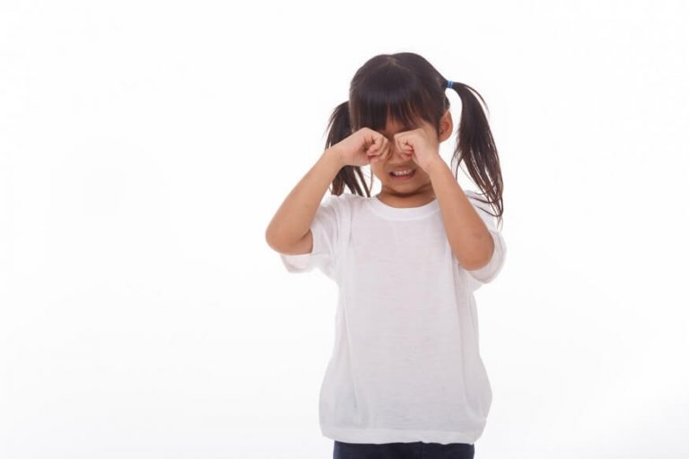 Babies and toddlers experiencing symptoms of pink eye