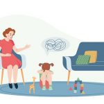 Child Psychologist Flat Concept