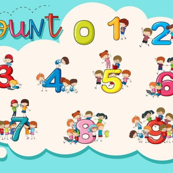 Counting and numerical rhymes for toddlers