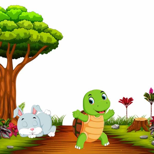 A Moral Tale for Kids: The Story of the Hare and the Tortoise