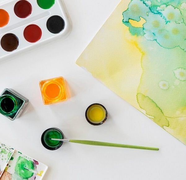 Watercolour Painting: Simple Art Projects for preschoolers