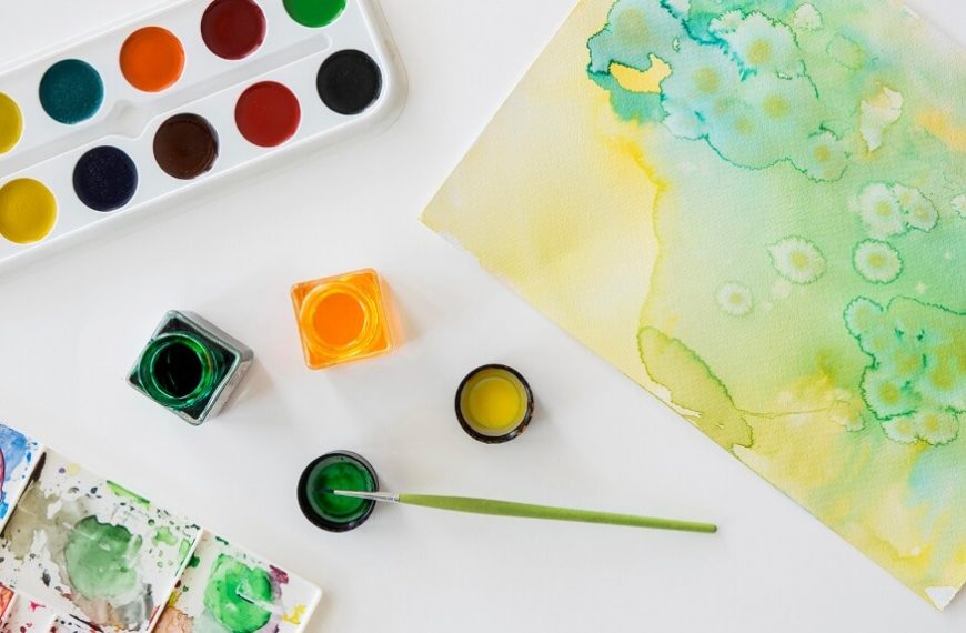 Watercolour Painting: Simple Art Projects for preschoolers