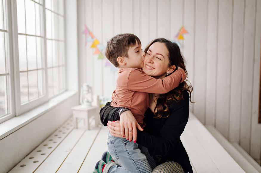 Mother's Day Baby Boy/Girl Letter Print Plaid Long-sleeve Jumpsuit