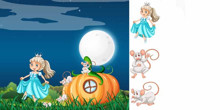 Cinderella's Story for Children With Moral