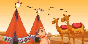 The Camel and the Jackal Story with Moral for Kids
