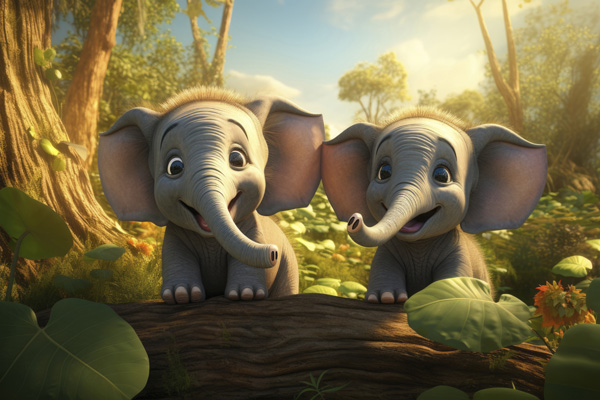  Elephant and Friends