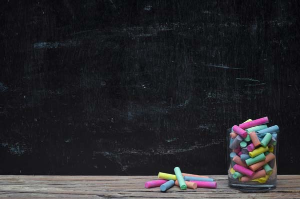 Chalk the Board - one minute game for teachers day