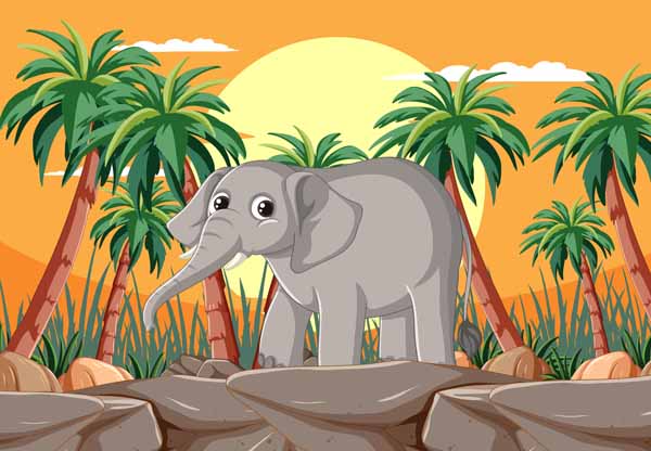 The Elephant and the Ants Story For Kids