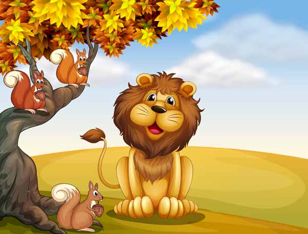 The Mouse and the Lion Story For Kids