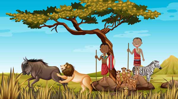 The Slave and the Lion Story For Kids