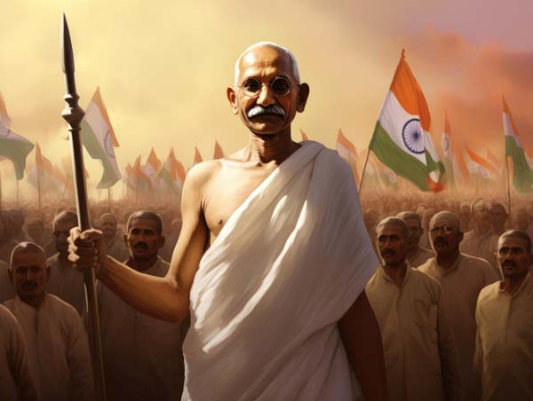 Mahatma Gandhi Easy Essays in English
