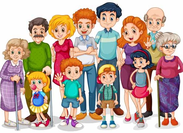 Names of Family Members in English for Kids