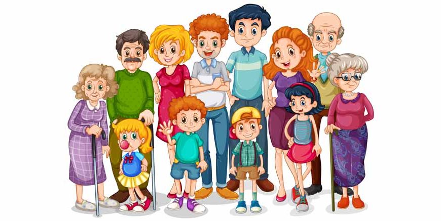 Names of Family Members in English for Kids