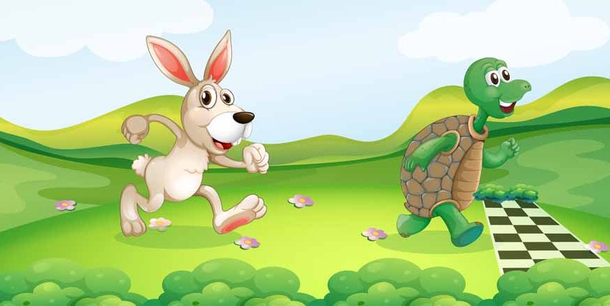The Hare and The Tortoise Story With Moral for Children