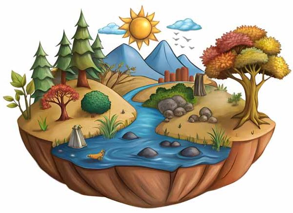 Types of Landforms of the Earth - Tutorial for Kids