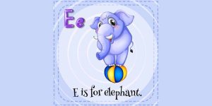 Words That Start With E - Learn E Words for Kids in English