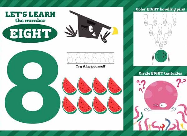 8 in Words - Write 8 in Words 8 Spelling