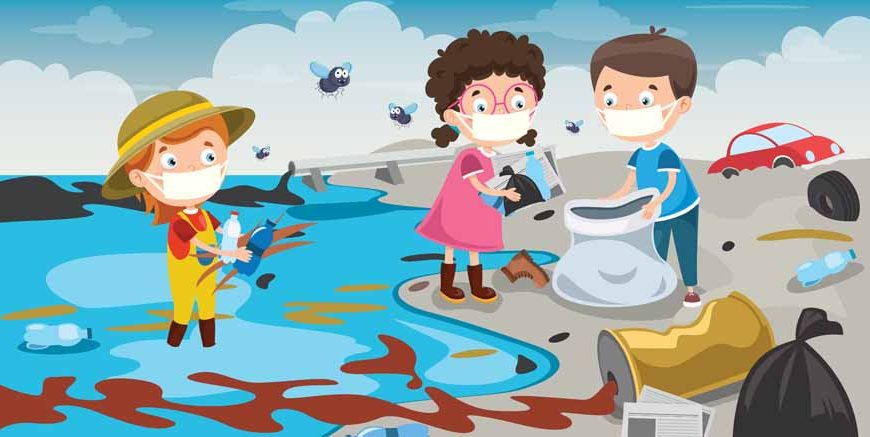 Essay On Environmental Pollution in English for Classes 1, 2, and 3 Kids