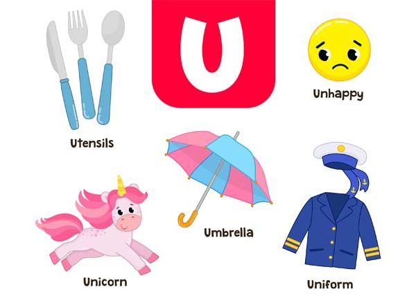 Teach Kids Words That Start With U