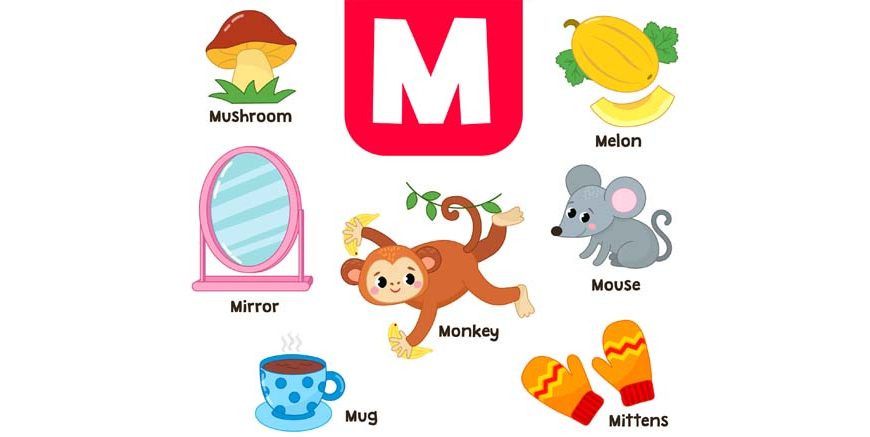 The Magical World of M Learn M Words for Kids in English