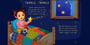 Twinkle, Twinkle, Little Star Nursery Rhyme For Kids With Lyrics