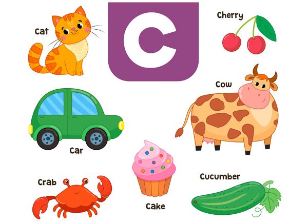 Words That Start With C Learn C Words for Kids in English