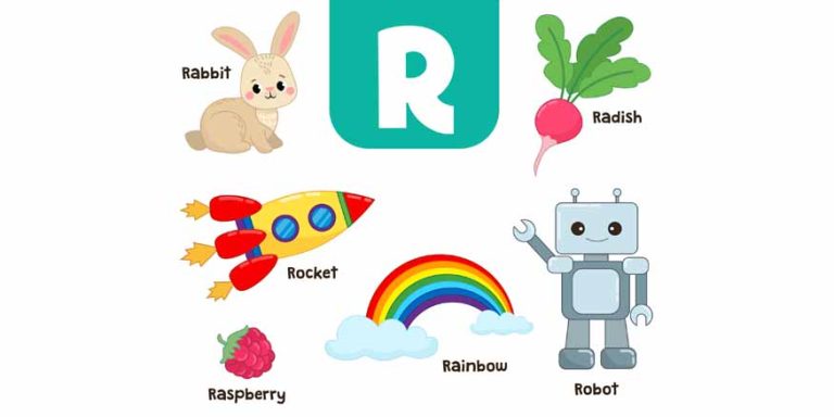 Words That Start With R Learn R Words for Kids in English