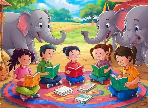 Elephant And Friends Story For Children With Moral