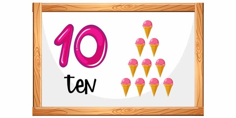 10 in Words - Write 10 in Words | 10 Spelling