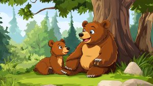 The Bear And The Two Friends Story For Children With Moral