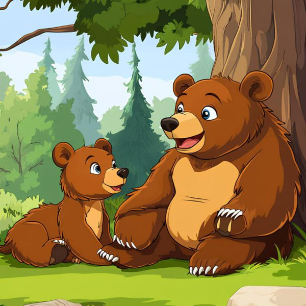 The Bear And The Two Friends Story For Children With Moral