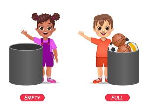 example of opposite adjectives word for kids