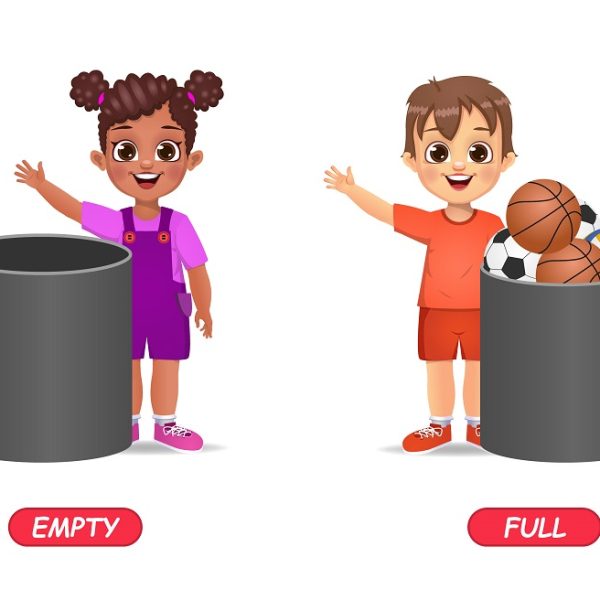 example of opposite adjectives word for kids