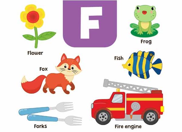 Words That Start With F – Learn F Words for Kids in English