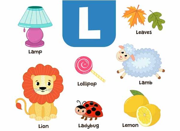 Words That Start With L - Learn L Words for Kids in English