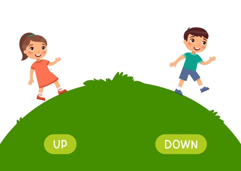 Up And Down Concept For Preschoolers And Kids