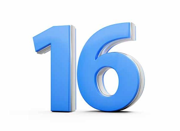 16 in Words - Write 16 in Words 16 Spelling