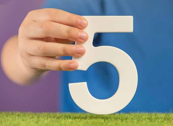 5 in Words - Write 5 in Words 5 Spelling
