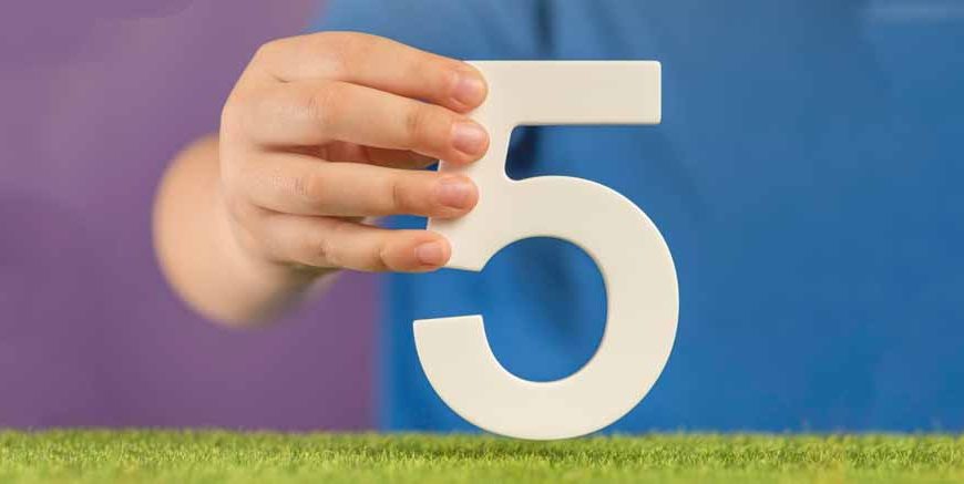 5 in Words - Write 5 in Words 5 Spelling