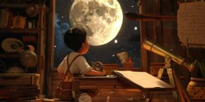 Essay On The Moon in English for Class 1, 2 & 3 10 Lines, Short & Long Paragraph