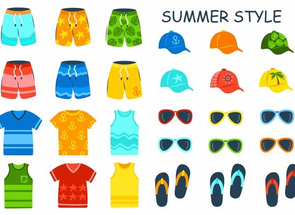List of Summer Clothes Vocabulary Words For Kids (With Pictures)