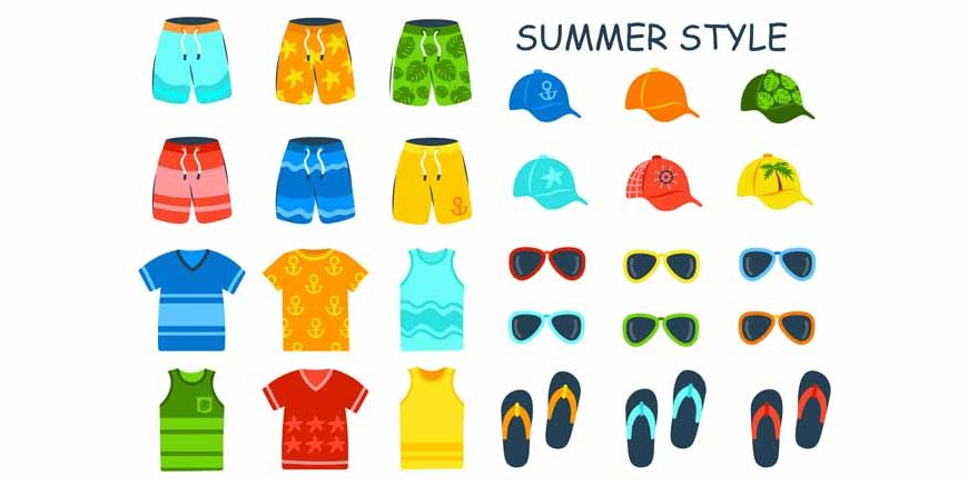 List of Summer Clothes Vocabulary Words For Kids (With Pictures)