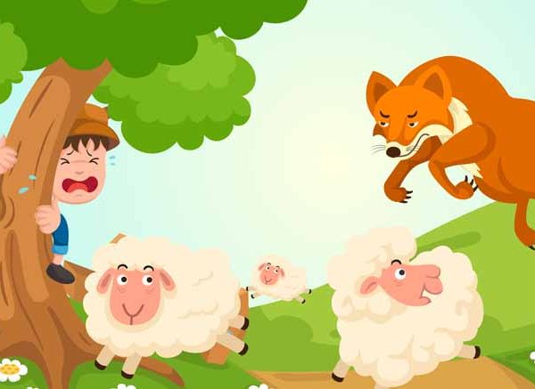 The Fox and the Goat Story for Children with Moral Lesson