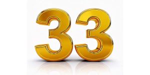 How to write 33 in words - for kids?