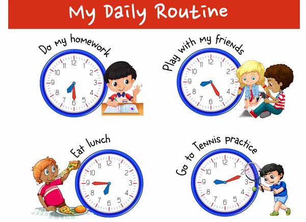 Essay On Daily Routine in English for Class 1, 2 & 3: 10 Lines, Short & Long Paragraph