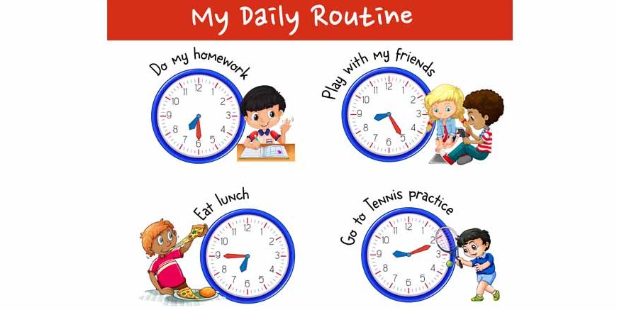 Essay On Daily Routine in English for Class 1, 2 & 3 10 Lines, Short & Long Paragraph