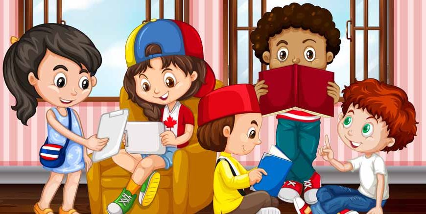 Four Friends And The Hunter” Story For Children With Moral