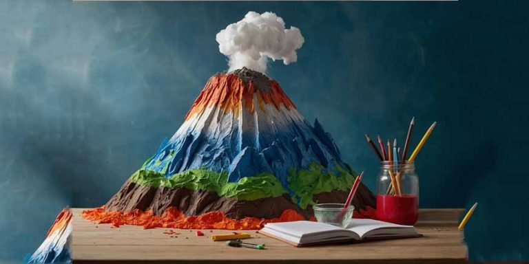 How To Make A Volcano Step-by-Step Instructions For Kids